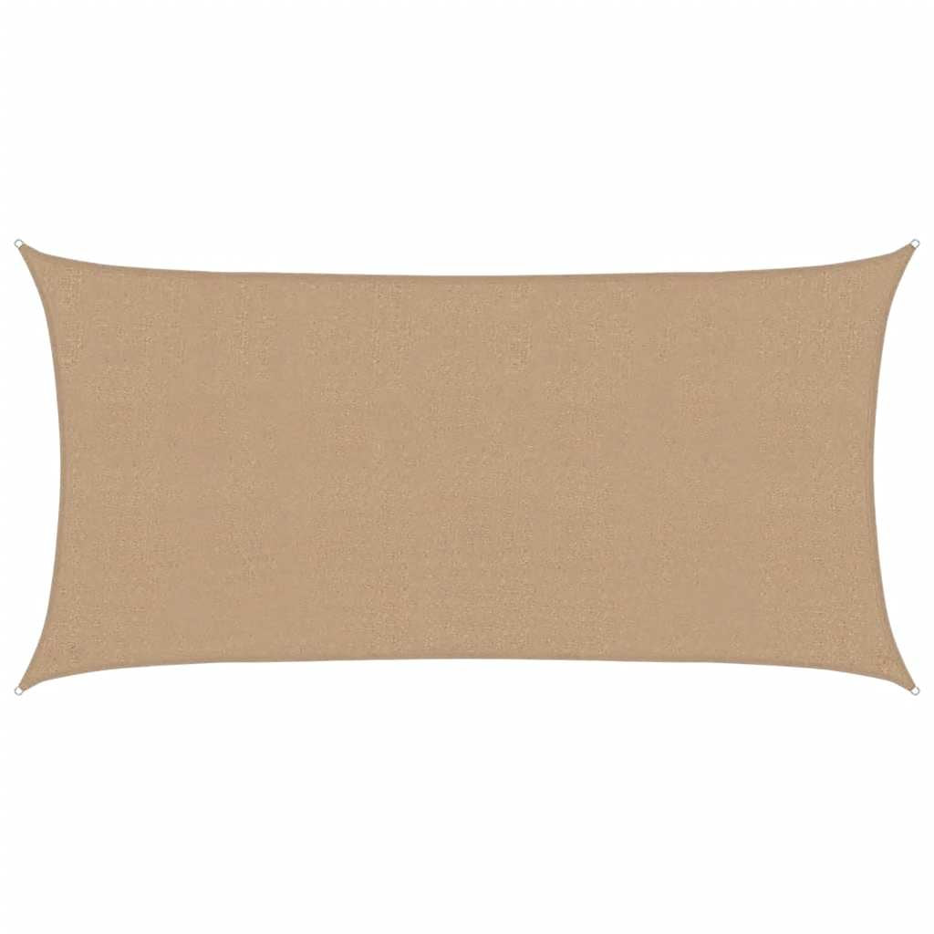 Vidaxl Toldo De Vela Hdpe Gris Taupe 160 G/m² 2x4 M_0