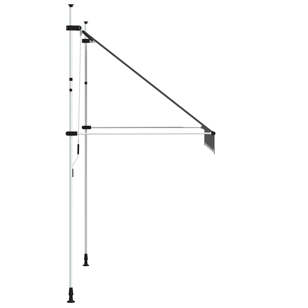 Toldo Retráctil De Operación Manual Antracita 200 Cm_3