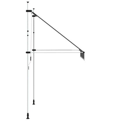 Toldo Retráctil De Operación Manual Antracita 200 Cm_3