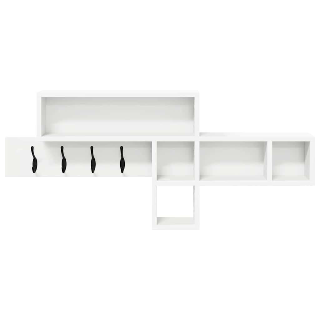 Perchero De Pared 100 X 12 X 43,5 Cm Madera De Ingeniería_4