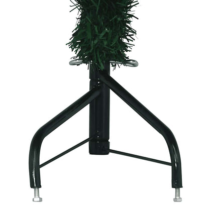 Vidaxl Árbol De Navidad Artificial De Esquina Verde 210 Cm Pvc_3