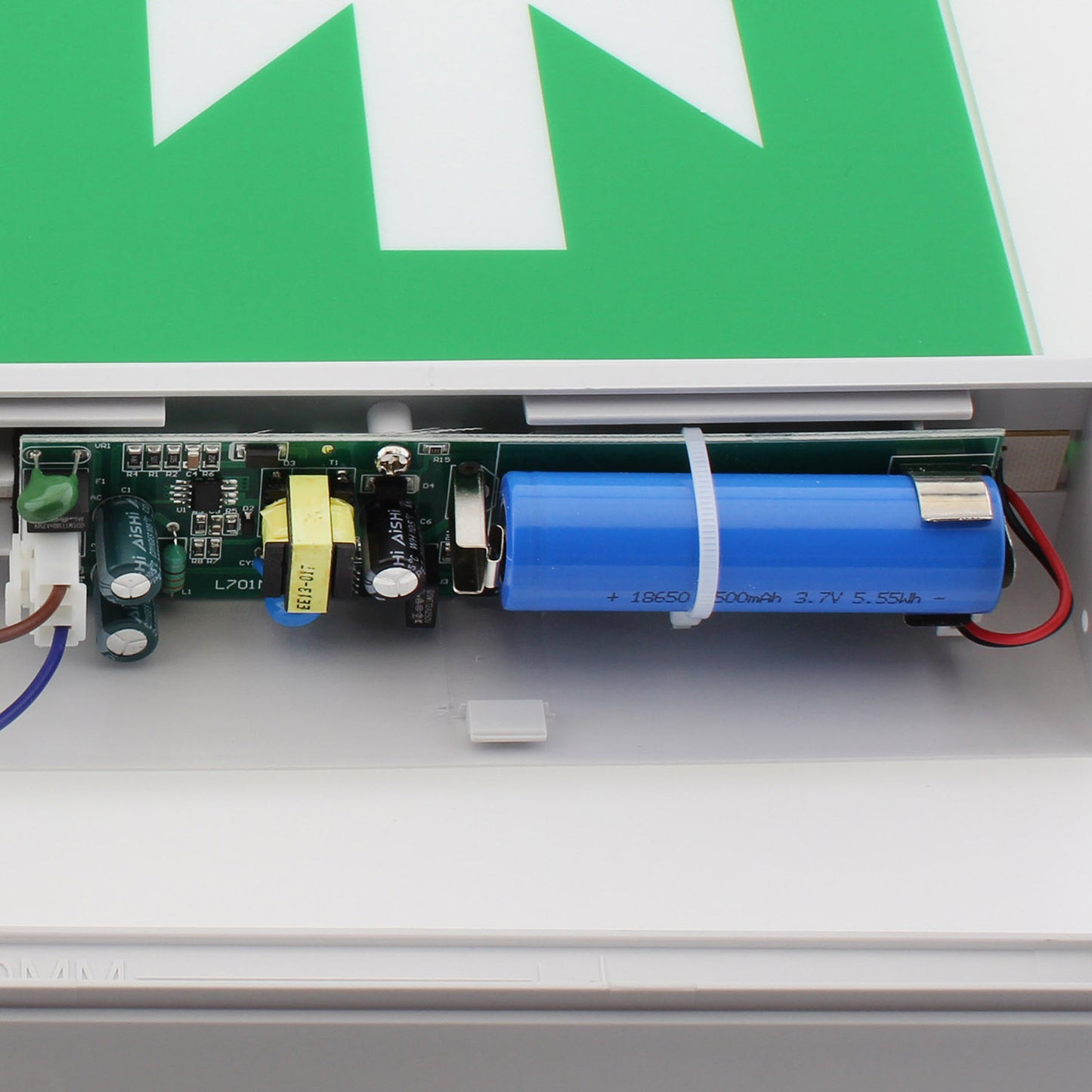 Luz De Emergencia Led Sign Superficie Sl103, Blanco Frío_3