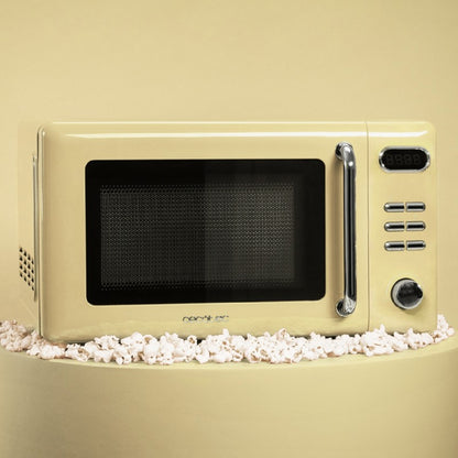 Microondas Digital Con Grill De 20 L Proclean 5110 Retro Yellow. 700 W En 5 Niveles, Temporizador Hasta 60 Mins, 8 Programas Y Modo Descongelación,_2