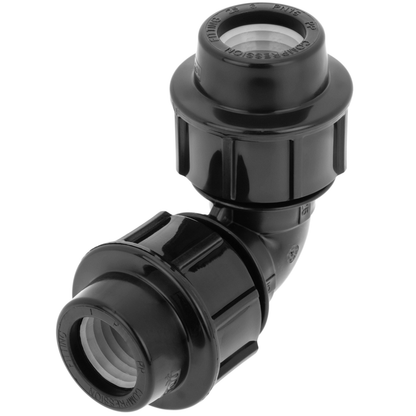 Conexión En Forma De Codo De Polietileno 25 Mm X 3/4“ Para Sistema De Riego_0