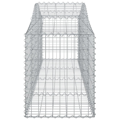Cestas De Gaviones 50 Uds Forma De Arco Hierro 200x50x60/80 Cm_4