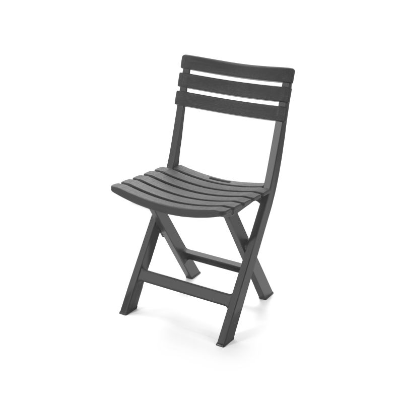 Pack 2 Sillas De Exterior Plegables Hoku Polipropileno, Antracita, 44 X 78 X 41_4