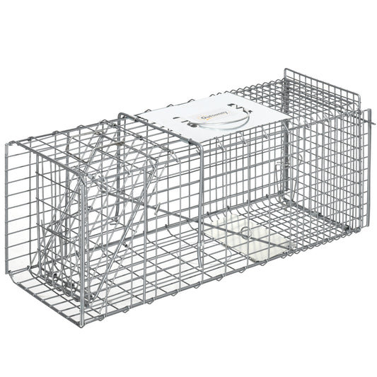 Outsunny Trampa Para Animales Vivos Plegable 66x24x30_0