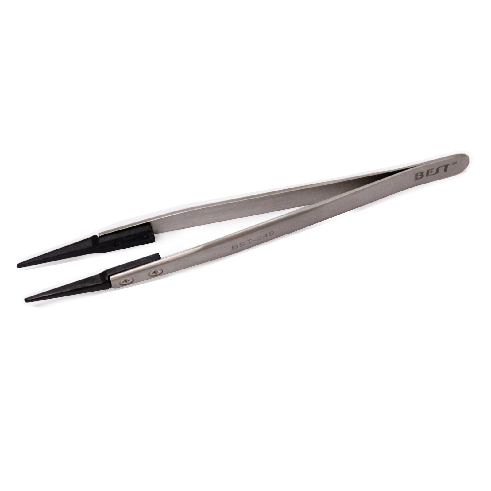 Pinzas De Precisión Punta Recta Modelo Best Bst-249_0