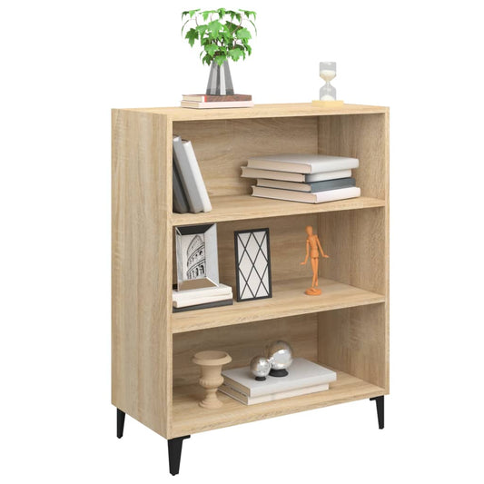 Aparador De Madera Contrachapada Roble Sonoma 69,5x32,5x90 Cm / Vetonek_0