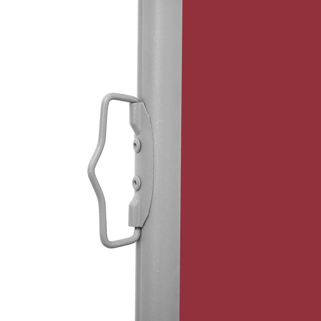 Vidaxl Toldo Lateral Retráctil Para Patio Rojo 140x600 Cm_4