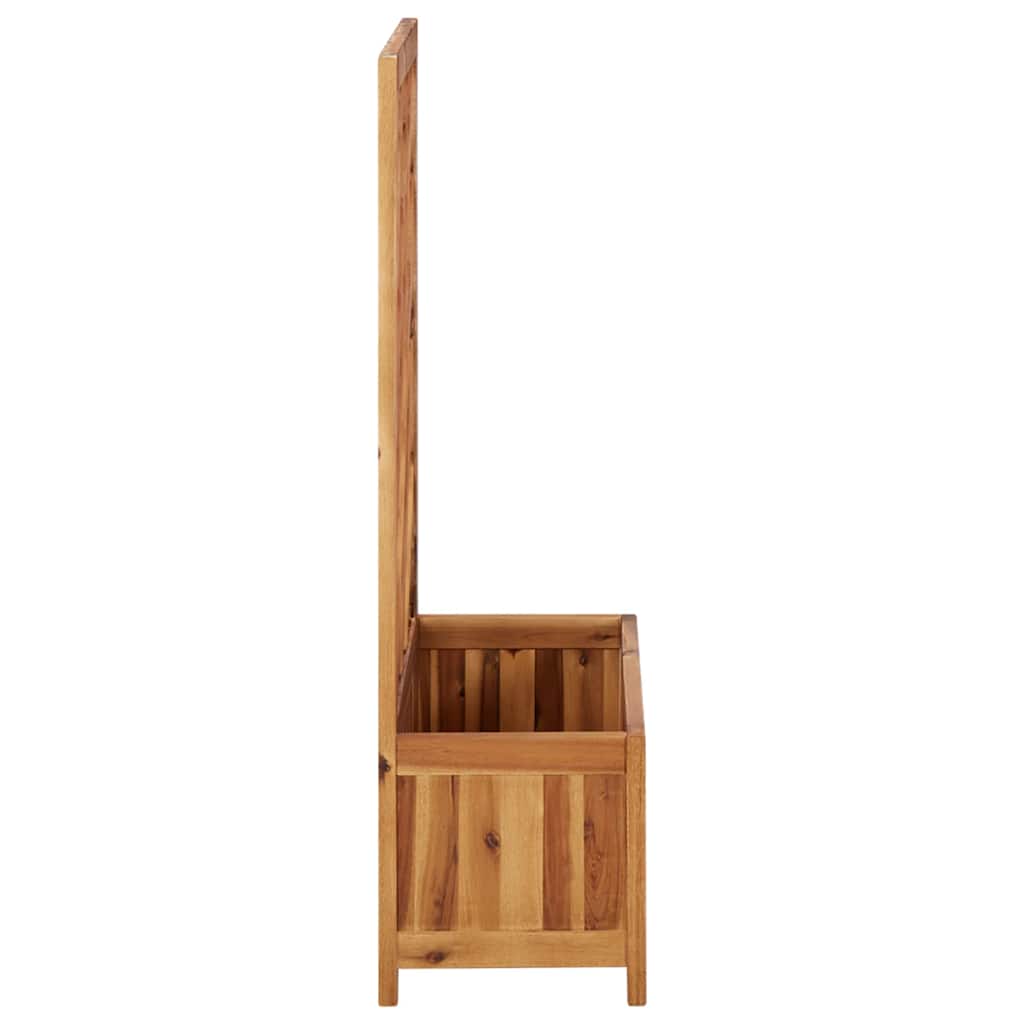 Arriate De Jardín Con Enrejado Madera De Acacia_4