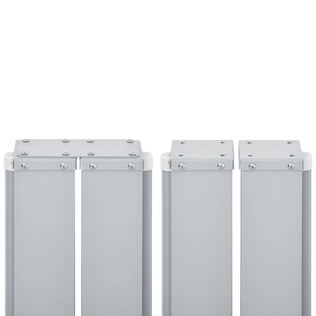 Toldo Lateral Retráctil Para Patio Gris Antracita 170x1200 Cm_4