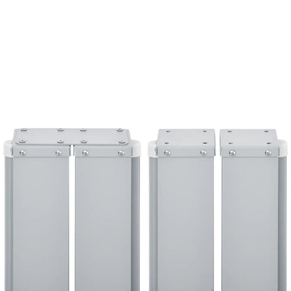 Toldo Lateral Retráctil Para Patio Gris Antracita 170x1200 Cm_4