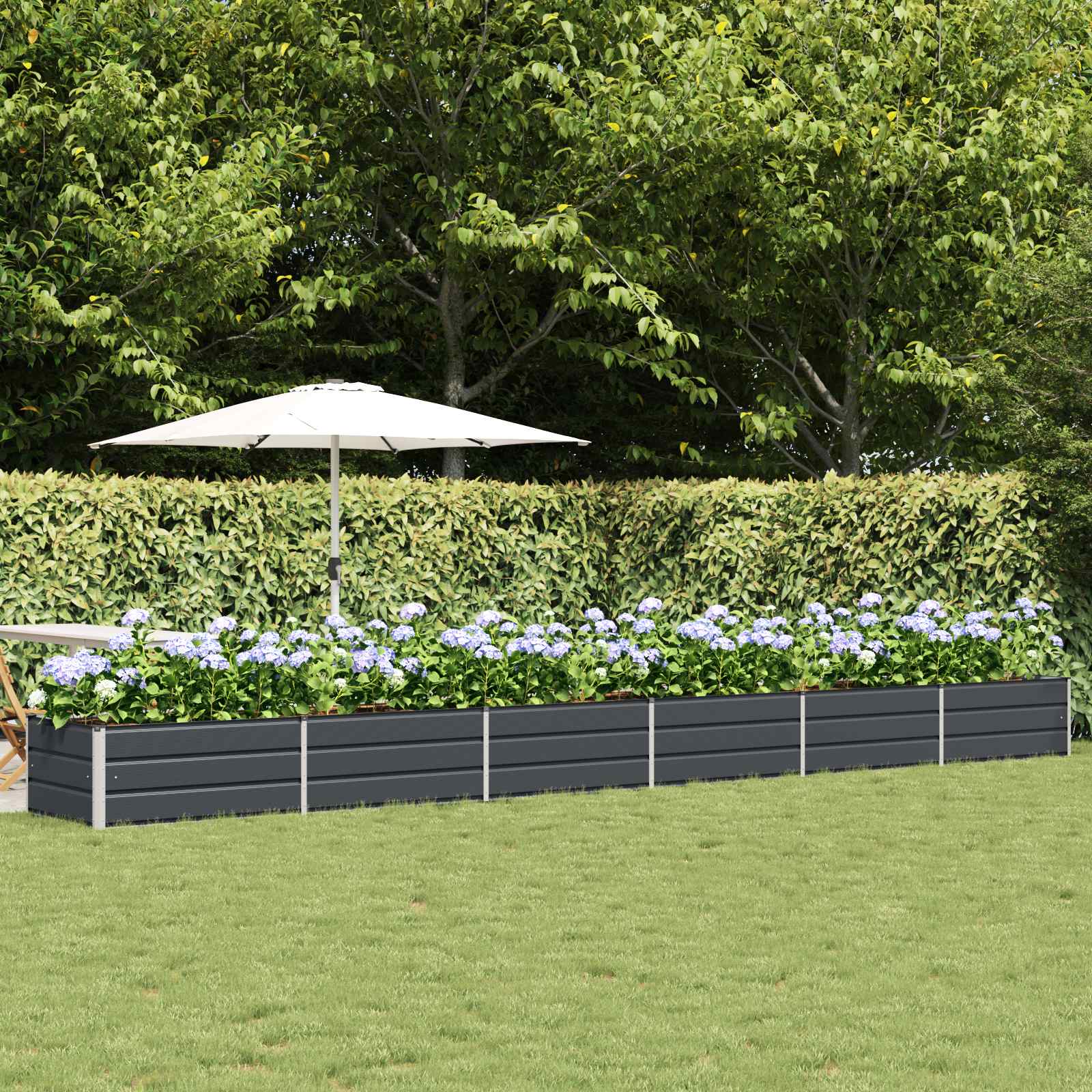 Jardinera Antracita 600 X 80 X 45 Cm Acero_1