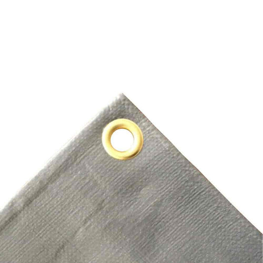 Lona Impermeable 280 G/m², Gris, Resistente, Para Cubrir, 6x10 (60m²)_0