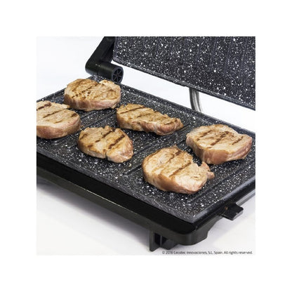 Cecotec Parrilla Eléctrica Parrilla Eléctrica Rock'ngrill 750 Full Open_2