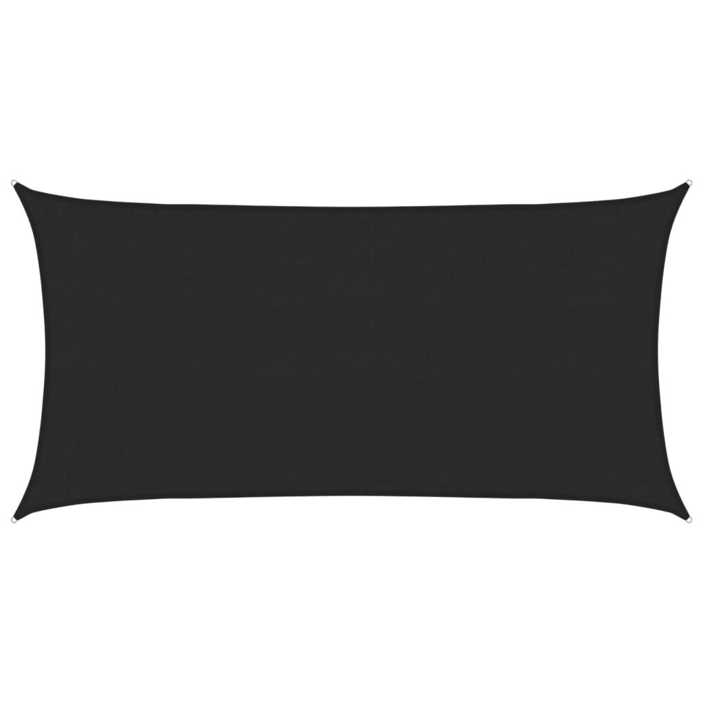 Vidaxl Toldo De Vela Negro Hdpe 160 G/m² 3x6 M_0