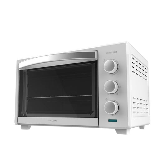 Cecotec Horno De Sobremesa De Convección 28 L Bake&toast 2800 White. 1600 W Multifunción 6 Modos De Calor Temporizador T_0