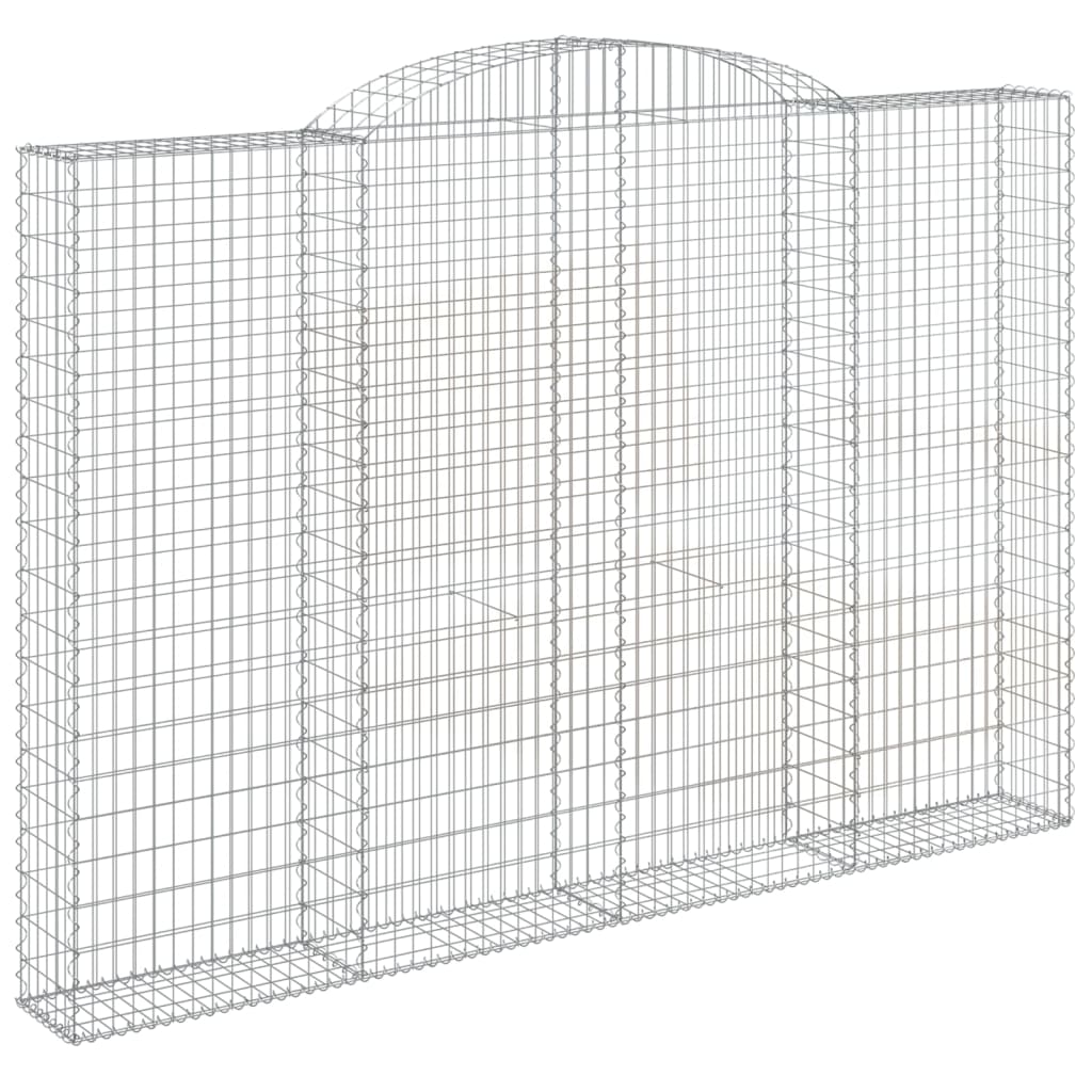 Cestas De Gaviones 4 Uds Forma De Arco Hierro 300x30x200/220 Cm_2