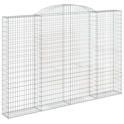Cestas De Gaviones 5 Uds Forma De Arco Hierro 300x30x200/220 Cm_2
