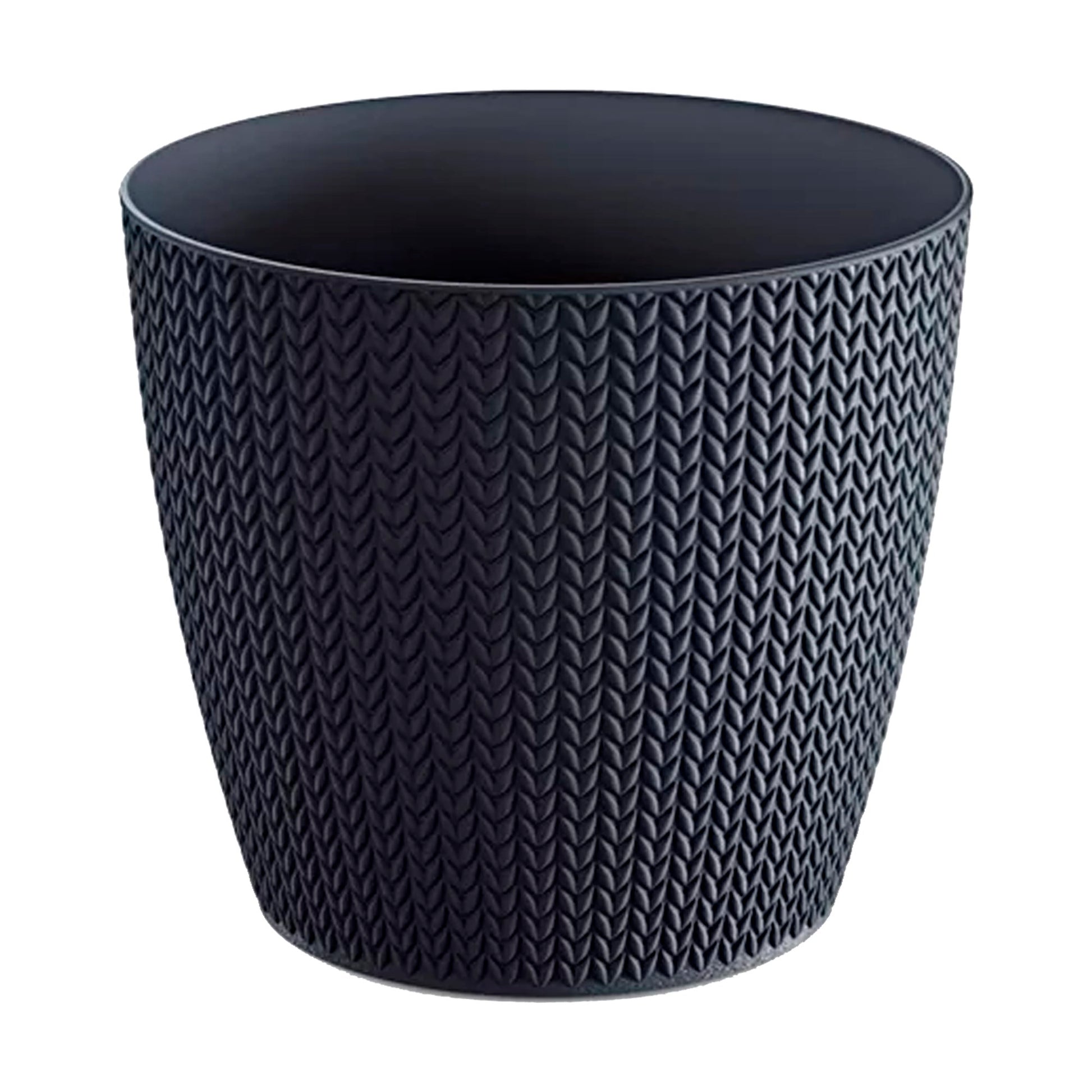 Maceta Wheaty 5,4l., Dimensiones (mm) 218x218x193, Color Antracita