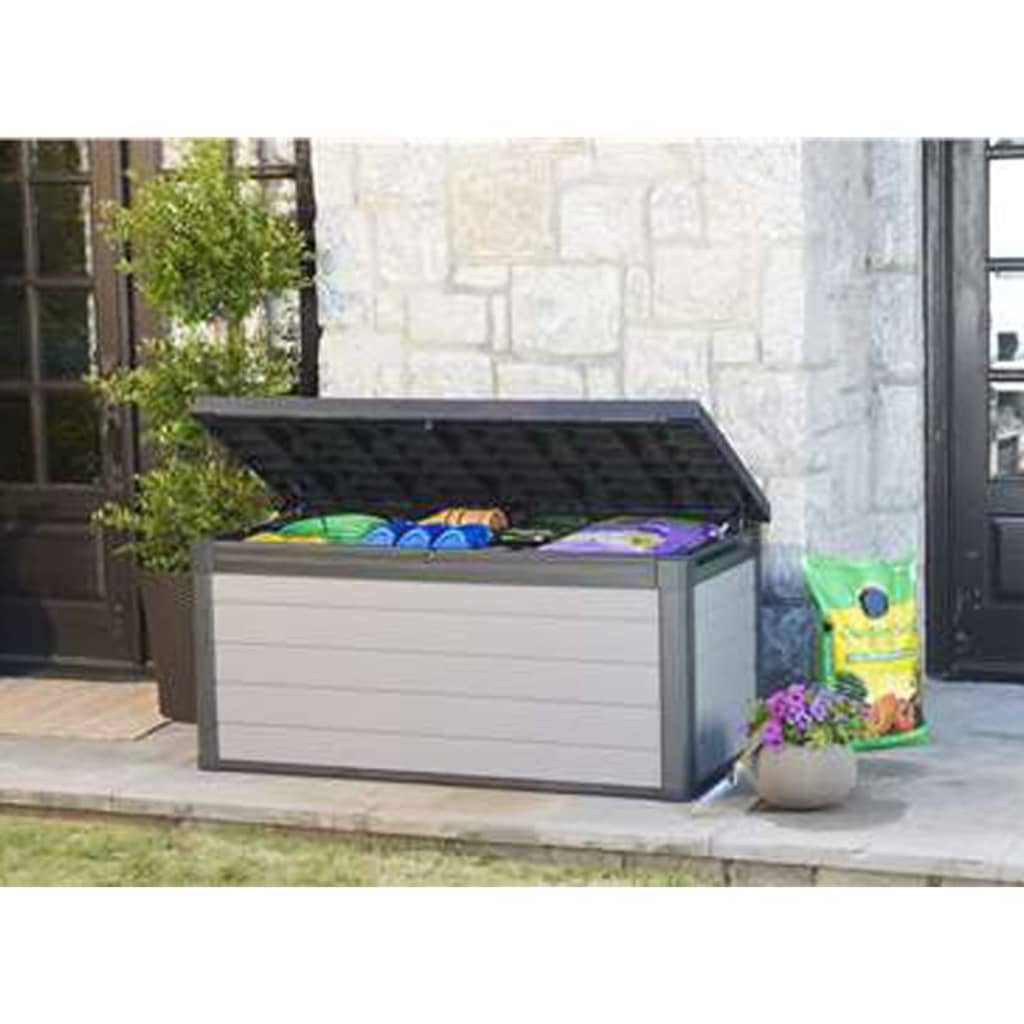 Keter Caja De Almacenaje Para Jardín Premier Gris 570 L_2