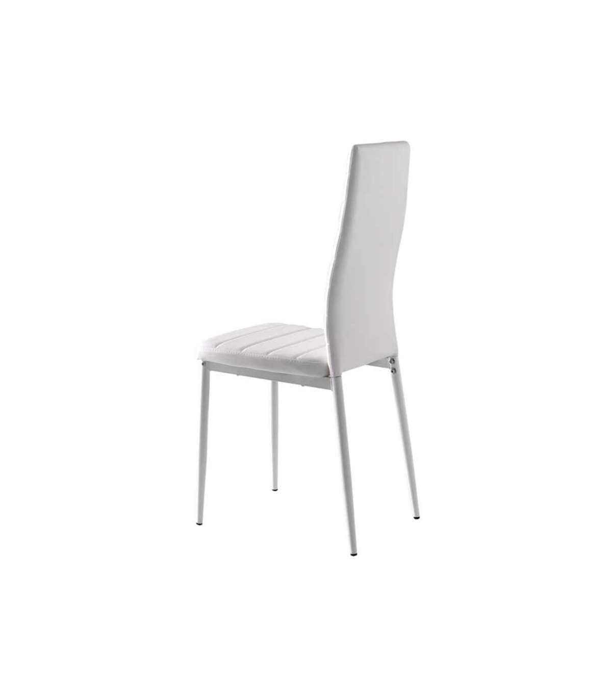 Conjunto Mesa Y 4 Sillas Alma En Blanco._2