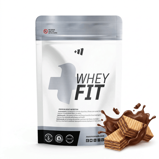 Whey Fit - 1kg - Barquillo De Chocolate - Aumenta La Masa Muscular - Masmusculo_0