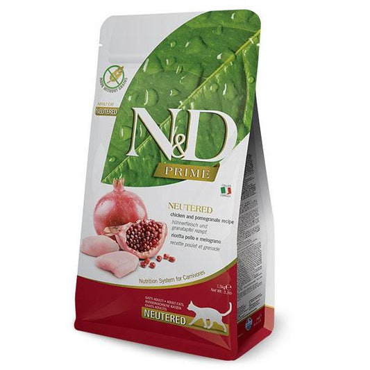 ND Prime Neutred pollo Pienso para gatos castrados Farmina 5 kg