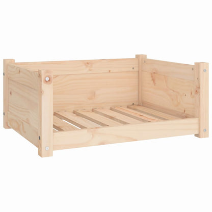 Cama Para Perros Madera Maciza De Pino 65,5x50,5x28 Cm / Vetonek_1