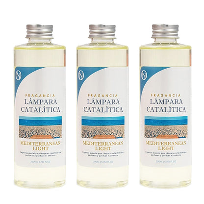 Pack 3x Fragancia Lámpara Catalítica 200ml: Aroma Mediterranean Light - Disfruta Tu Aroma Favorito Más Tiempo_0