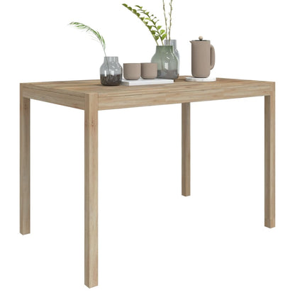 Mesa De Comedor Madera Maciza De Acacia 110x70x75 Cm_1