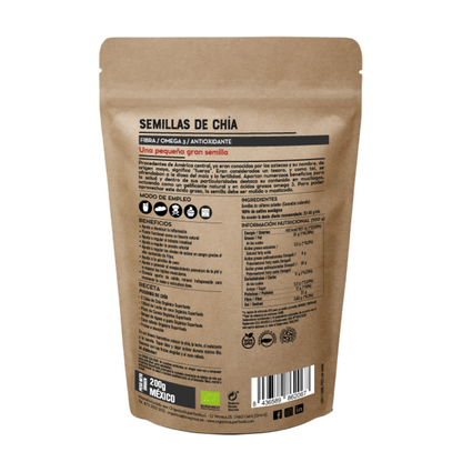 Semillas De Chía Raw Sin Gluten Bio 400g_1