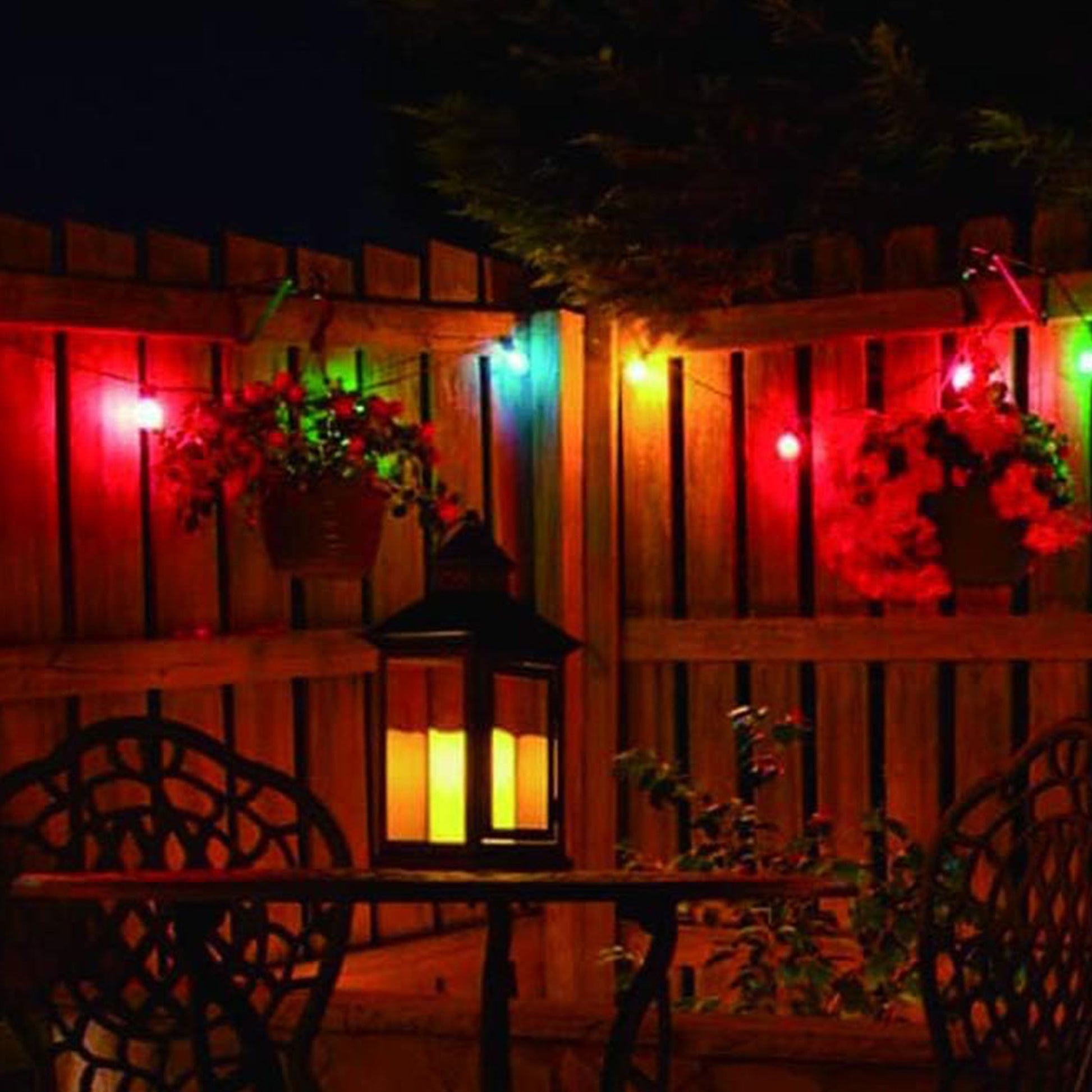 Well Home Set De 20 Luces Blancas Cálidas De Fiesta Solar Con Panel Led Multicolor_3