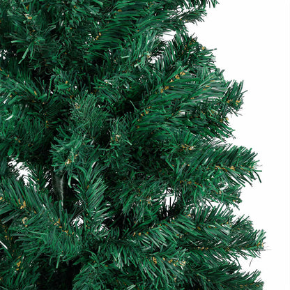 Vidaxl Árbol De Navidad Preiluminado Con Luces Y Bolas Verde 180 Cm_3