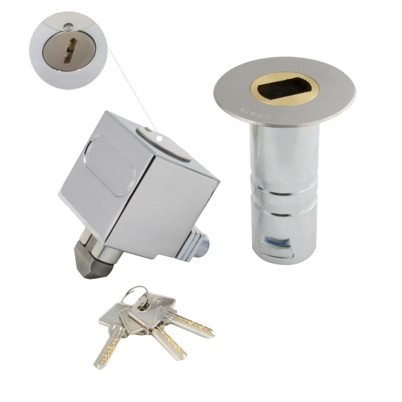 Candado Empotrar Llave Plana C-2 Macho_0