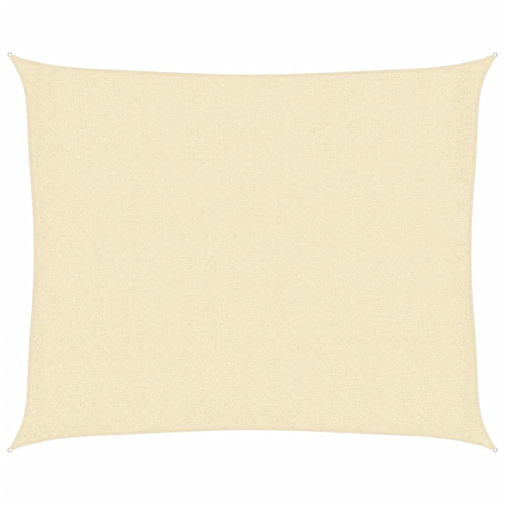 Vidaxl Toldo De Vela Crema Hdpe 160 G/m² 2,5x3 M_0