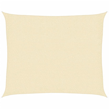 Vidaxl Toldo De Vela Crema Hdpe 160 G/m² 2,5x3 M_0