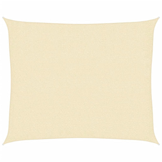 Vidaxl Toldo De Vela Crema Hdpe 160 G/m² 2,5x3 M_0