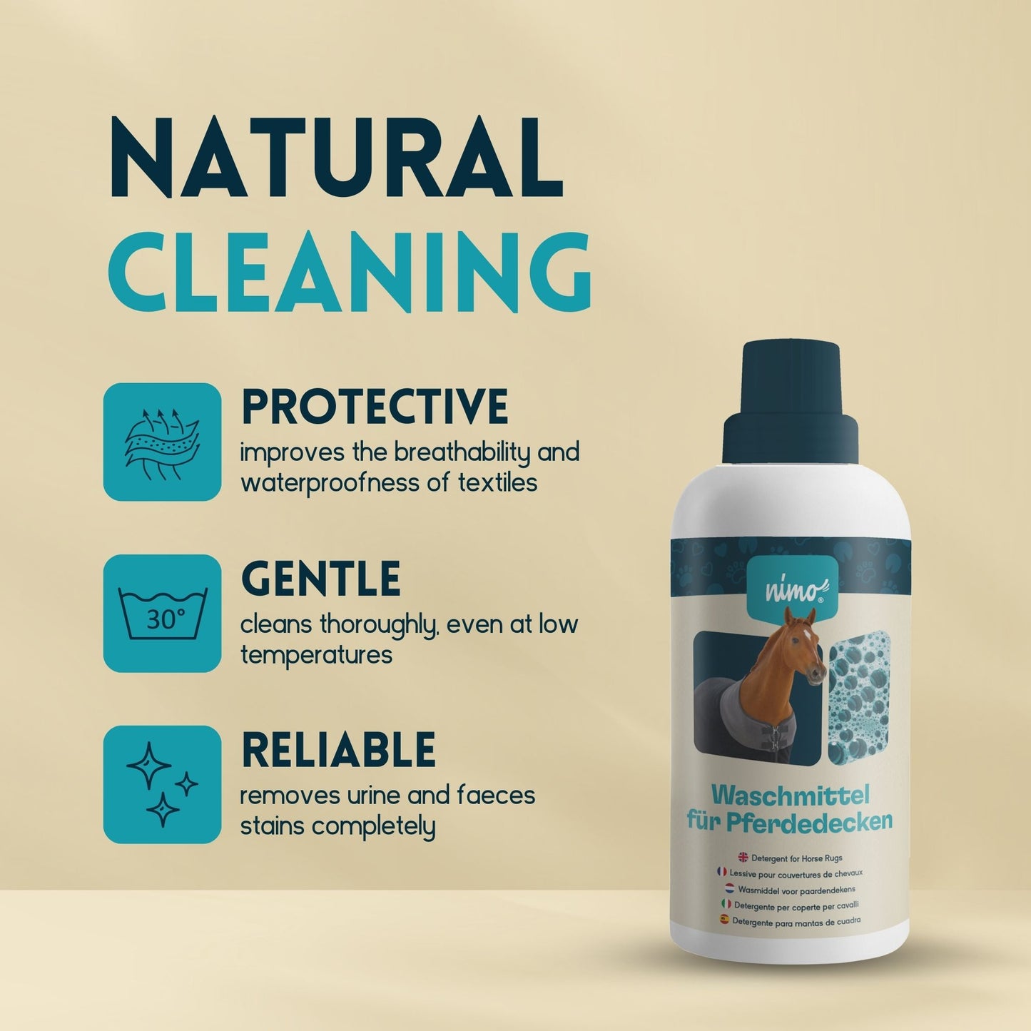 Detergente Para Mantas De Caballo - Nimo - 2,5 L_4