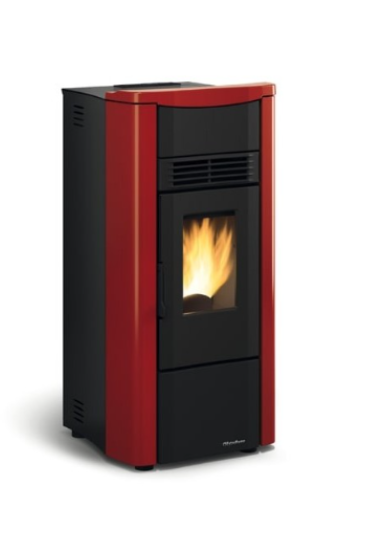 Extraflame Estufa De Pellet Ventilada Giusy Evo 2.0 1280508 Acabado Burdeos_0