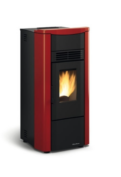 Extraflame Estufa De Pellet Ventilada Giusy Evo 2.0 1280508 Acabado Burdeos_0