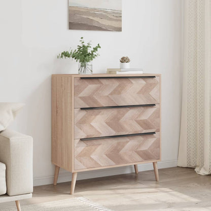 Cajonera De Madera De Ingeniería Roble Sonoma 80x38,5x87 Cm_2