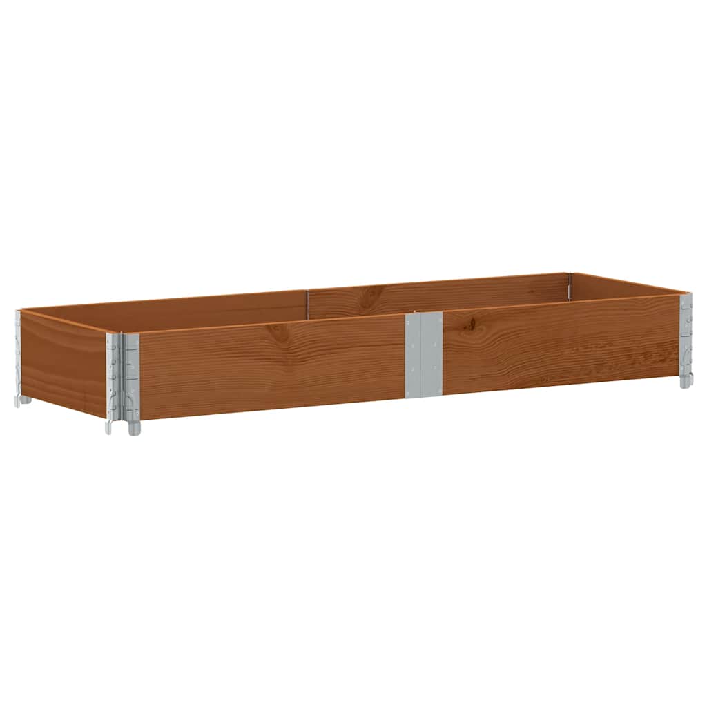 Jardinera De Madera Maciza De Pino Marrón 150x50 Cm_4
