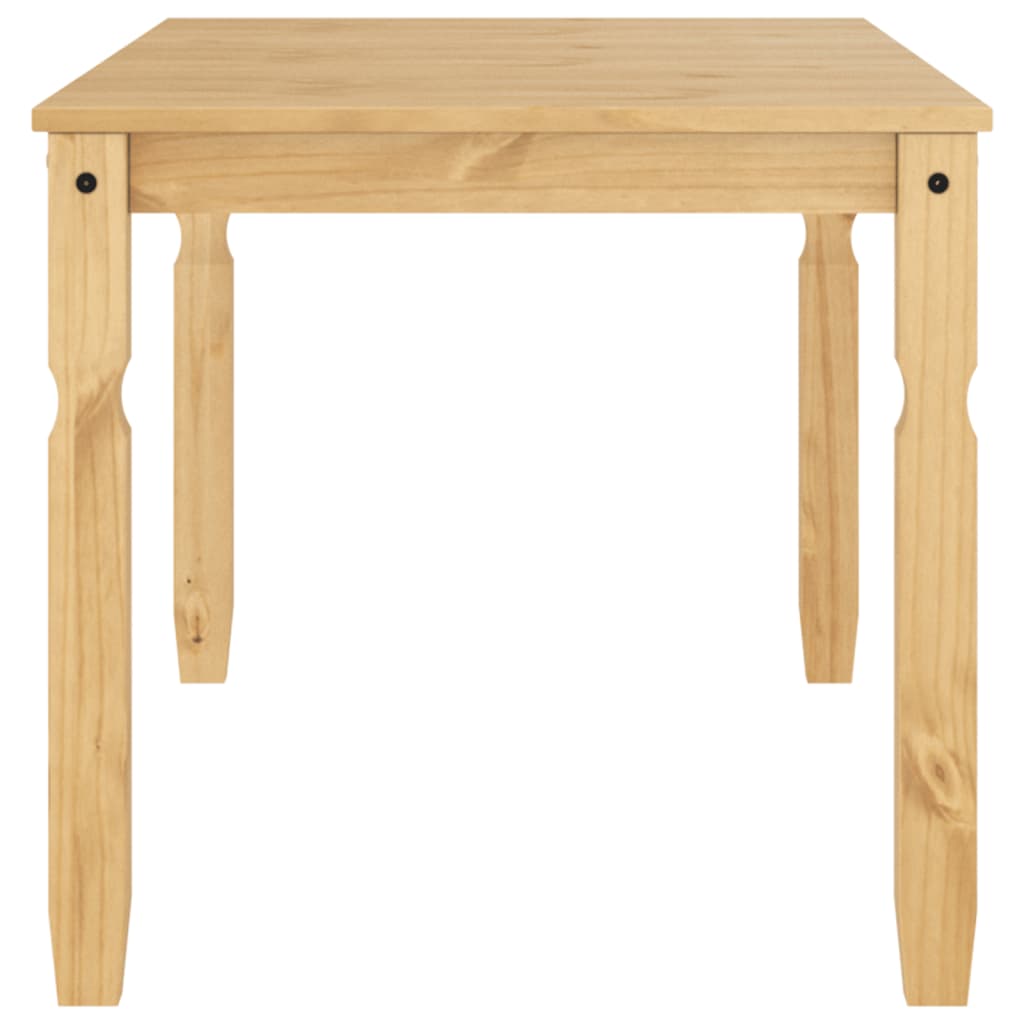 Mesa De Comedor Corona Madera Maciza De Pino 160x80x75 Cm_3