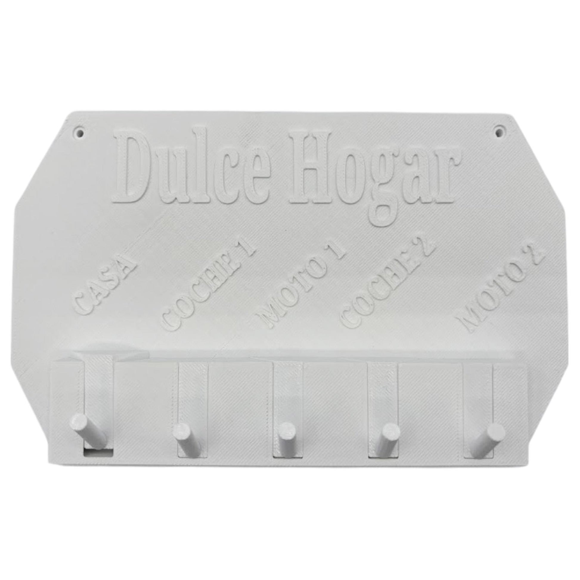 Well Home - Colgador De Llaves De Pared ''dulce Hogar'' Color Blanco._0