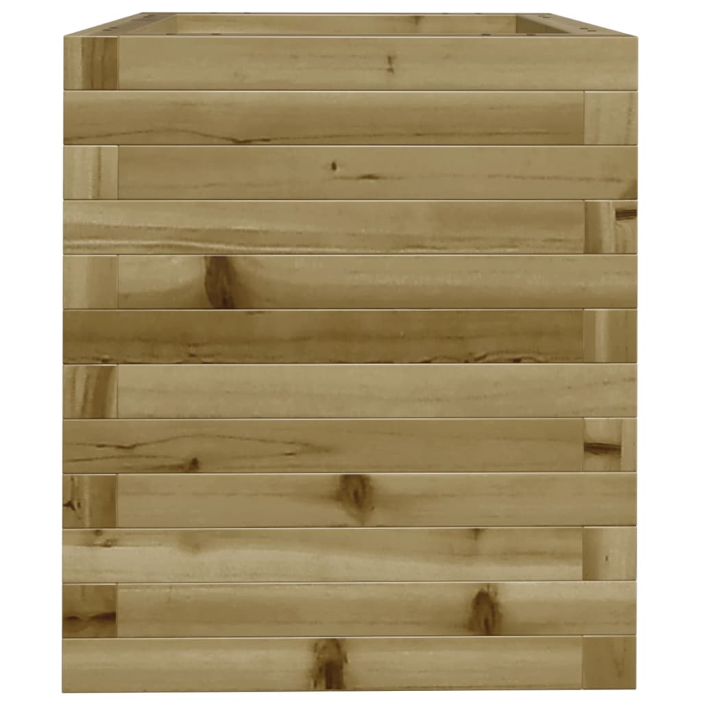 Jardinera De Madera De Pino Impregnada 40x40x46 Cm_5