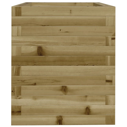 Jardinera De Madera De Pino Impregnada 40x40x46 Cm_5