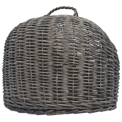 Vidaxl Transportín Para Gatos Sauce Natural Gris 45x35x35 Cm_5