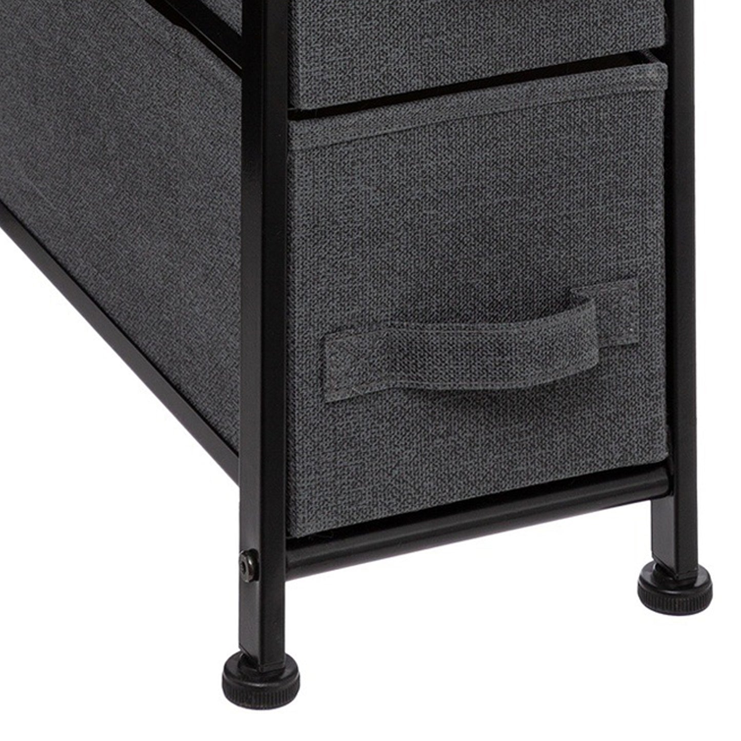 Wellhome Almacenaje 4 Cajones Gris Oscuro_4